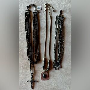 Lia Sophia 3 Pc. Jewelry Bundle 2 Necklaces and 1 Bracelet GREAT DEAL! One NWT